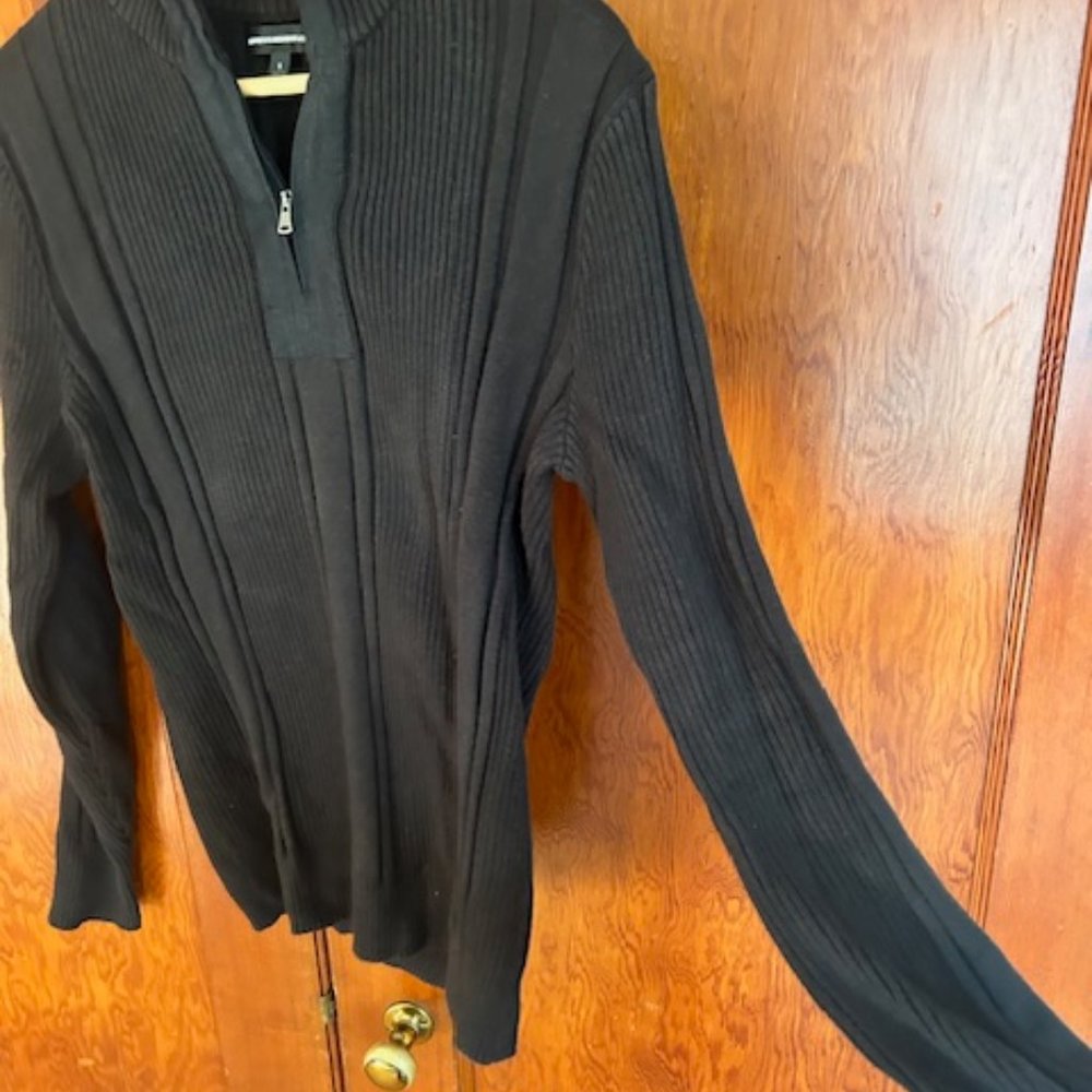 Express Quarter-Zip Ribbed Sweater - Picture 4 of 11